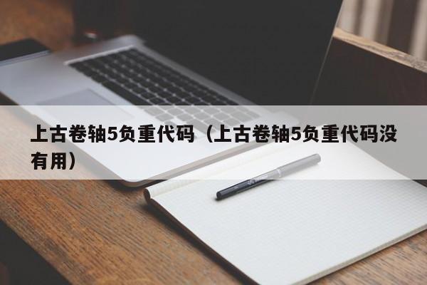 上古卷轴5负重代码（上古卷轴5负重代码没有用）