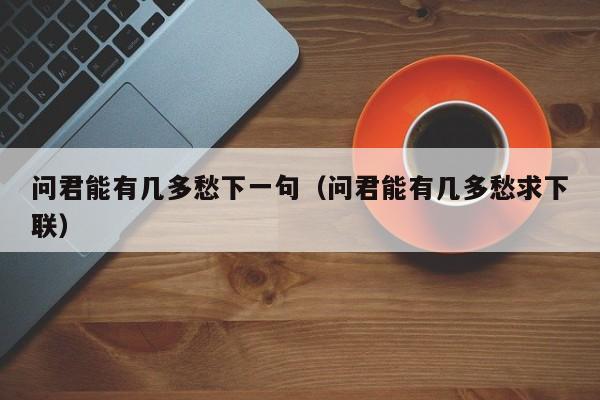 问君能有几多愁下一句（问君能有几多愁求下联）
