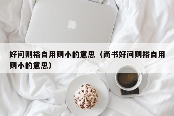 好问则裕自用则小的意思（尚书好问则裕自用则小的意思）