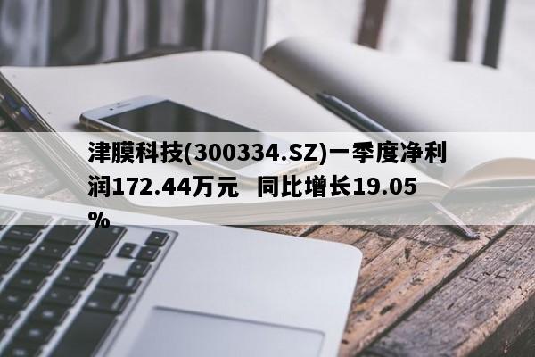 津膜科技(300334.SZ)一季度净利润172.44万元  同比增长19.05%