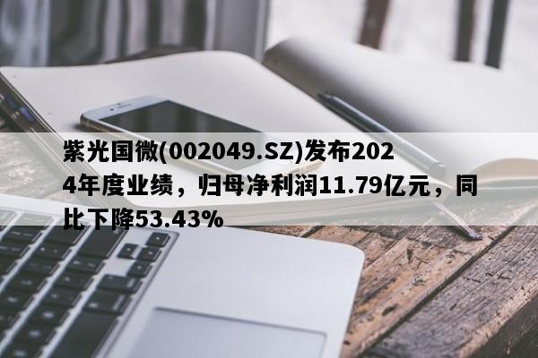 紫光国微(002049.SZ)发布2024年度业绩，归母净利润11.79亿元，同比下降53.43%