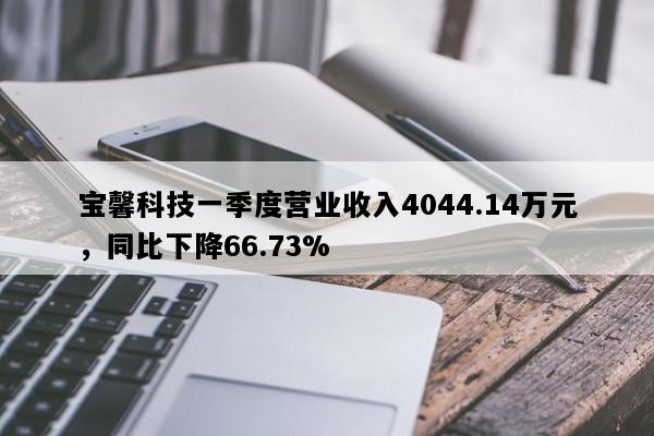 宝馨科技一季度营业收入4044.14万元，同比下降66.73%