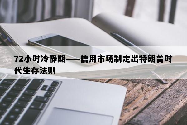 72小时冷静期——信用市场制定出特朗普时代生存法则