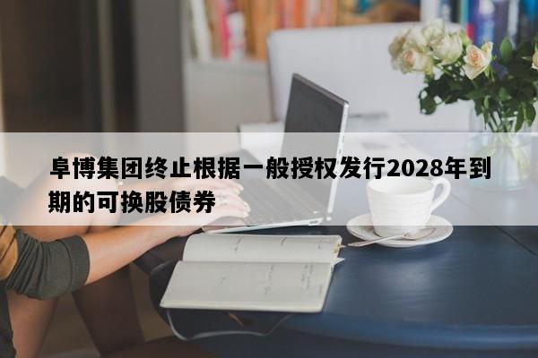 阜博集团终止根据一般授权发行2028年到期的可换股债券
