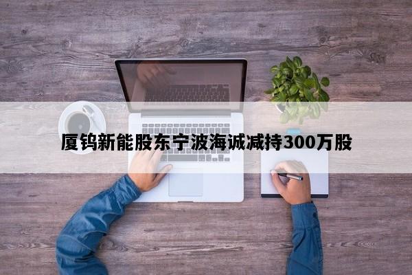 厦钨新能股东宁波海诚减持300万股