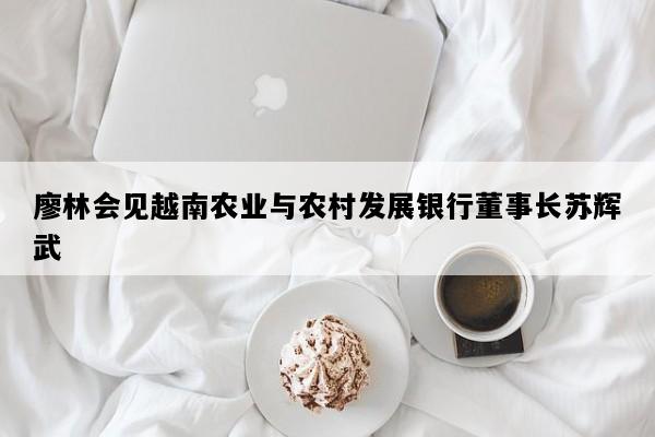 廖林会见越南农业与农村发展银行董事长苏辉武