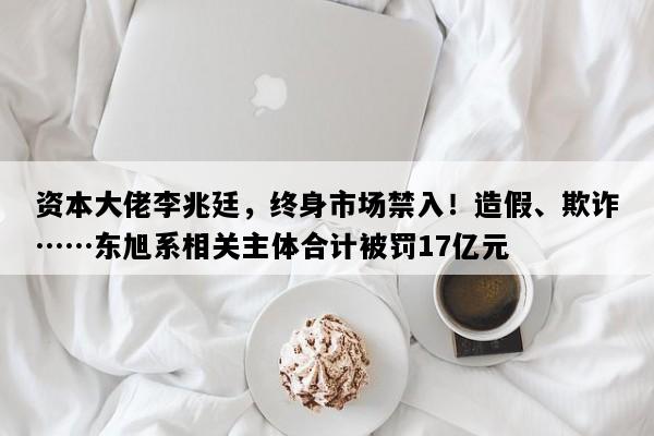 资本大佬李兆廷，终身市场禁入！造假、欺诈……东旭系相关主体合计被罚17亿元