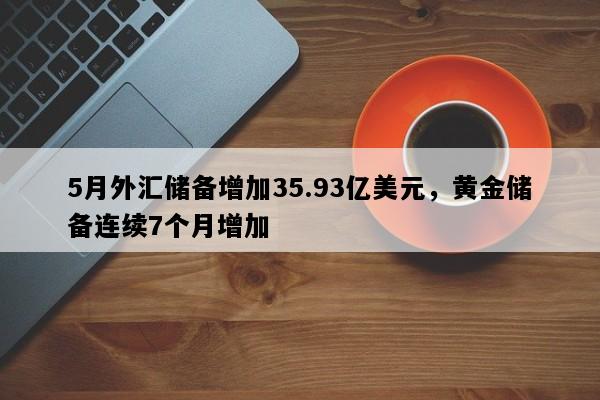 5月外汇储备增加35.93亿美元，黄金储备连续7个月增加