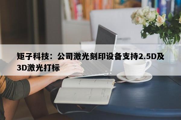 矩子科技：公司激光刻印设备支持2.5D及3D激光打标