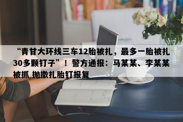 “青甘大环线三车12胎被扎，最多一胎被扎30多颗钉子”！警方通报：马某某、李某某被抓 抛撒扎胎钉报复