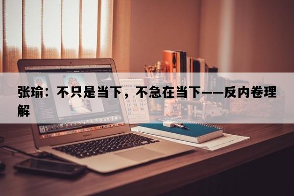 张瑜：不只是当下，不急在当下——反内卷理解