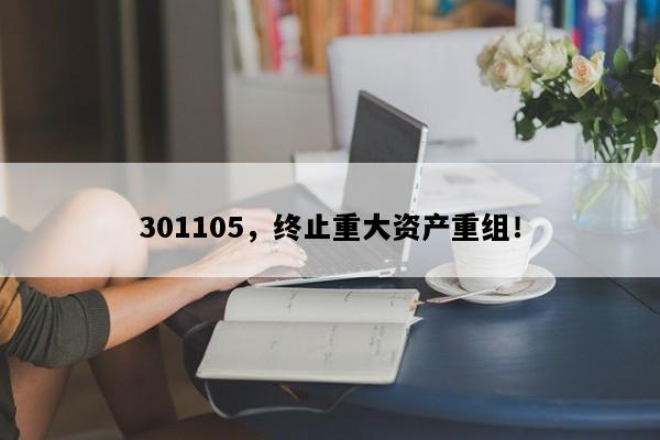 301105，终止重大资产重组！