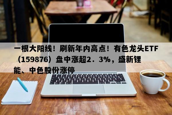 一根大阳线！刷新年内高点！有色龙头ETF（159876）盘中涨超2．3%，盛新锂能、中色股份涨停