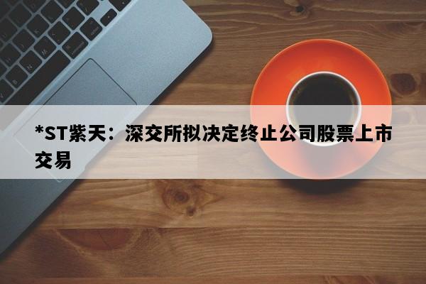 *ST紫天：深交所拟决定终止公司股票上市交易