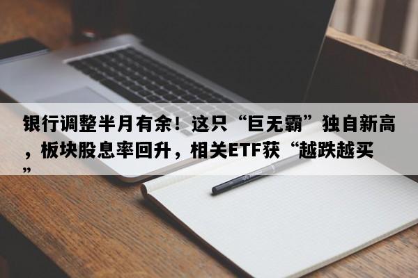 银行调整半月有余！这只“巨无霸”独自新高，板块股息率回升，相关ETF获“越跌越买”