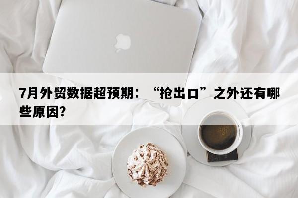 7月外贸数据超预期：“抢出口”之外还有哪些原因？