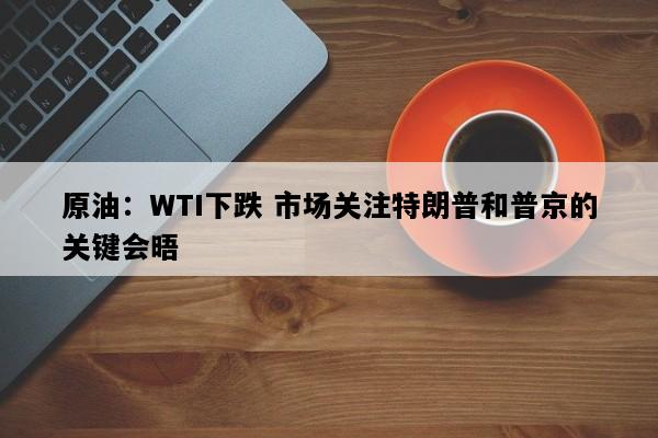 原油：WTI下跌 市场关注特朗普和普京的关键会晤